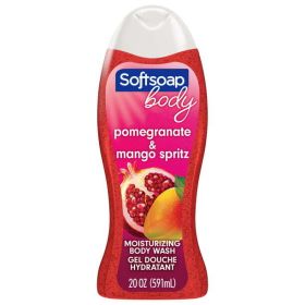 Softsoap Moisturizing Body Wash, Juicy Pomegranate and Mango, 20 oz