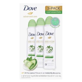 Dove Advanced Care 48H Dry Spray Antiperspirant Deodorant for Women, 3.8 oz