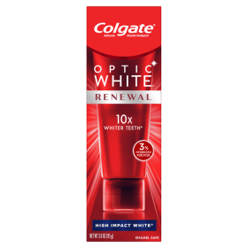 Colgate Optic White Renewal Teeth Whitening Toothpaste;  High Impact White;  3 oz Tube