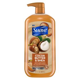 Suave Essentials Gentle Body Wash;  Cocoa Butter & Shea;  30 oz