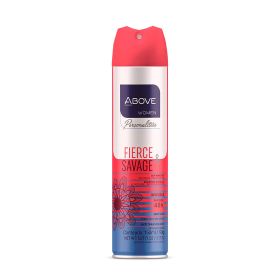 ABOVE Fierce and Savage - 48 Hours Personalities Antiperspirant Deodorant - Dry Spray for Women - Notes of Pink Pepper and Jasmine - Protects Against