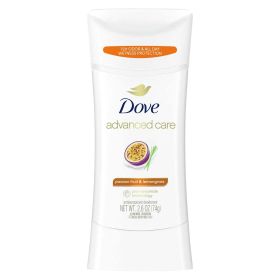 Dove Advanced Care Women's Deodorant Stick Passion Fruit & Lemongrass, 2.6 oz