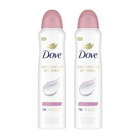 Dove Advanced Care Women's Antiperspirant Deodorant Spray Powder Soft, 3.8 oz Twin Pack