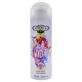 La Vida by Cuba for Women - 6.6 oz Body Spray