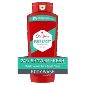 Old Spice High Endurance Body Wash for Men, Pure Sport, 24 fl oz