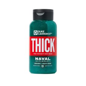 Duke Cannon Thick Body Wash - Naval Diplomacy - Fresh Water & Bergamot Scent, 17.5 oz, 1 Bottle