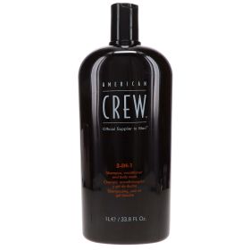 American Crew 3-in-1 Shampoo Conditioner and Body Wash 33.8 oz