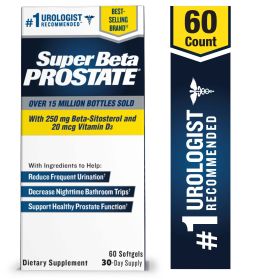 Super Beta Prostate ‚Äì Over 15 Million Bottles Sold ‚Äì Urologist Recommended Prostate Supplement for Men - Reduce Bathroom Trips Night