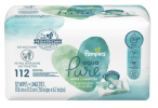 Pampers Aqua Pure Sensitive Baby Wipes;  112 Count