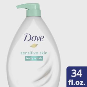 Dove Sensitive Skin Hypoallergenic Body Wash 34 Fl Oz