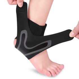 Neopene Ankle Brace (Color: Black, size: L left)