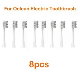 For Oclean Electric Toothbrush Replacement Cleaning Tooth Brush Heads for All Oclean Toothbrush X PRO / X / Z1/ F1/ One/ Air (Color: 8pcs grey)