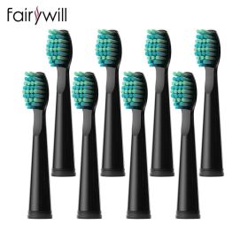 2023 Fairywill Toothbrush Replacement Heads 4Pcs 8 Pcs 16 Pcs Electric Toothbrush Sets for FW-507 FW-508 FW-917 Head Toothbrush (Color: FW-02-2)